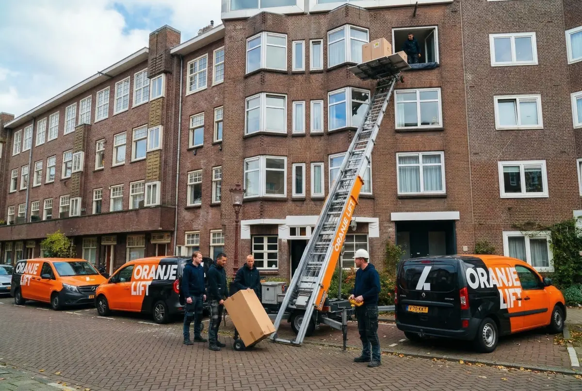 Ladderlift bij hogere verdieping Nederland