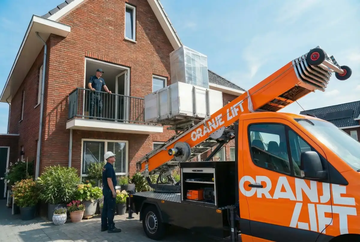 Ladderlift close-up detail